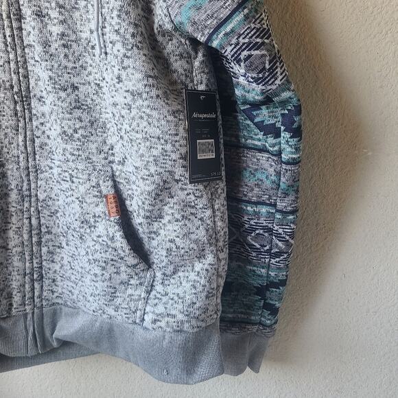 Aeropostale A87 Zip-Up Hooded Sweater Women's M - Picture 5 of 11